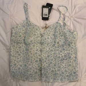 Guess Floral Tank Top NWT